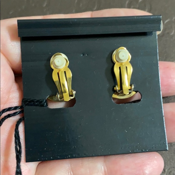 🖤CELINE💕925💕RARE VINTAGE CLIP ON EARRINGS - Picture 6 of 12